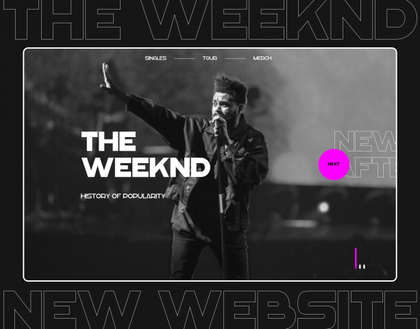 Веб-сайт The Weeknd