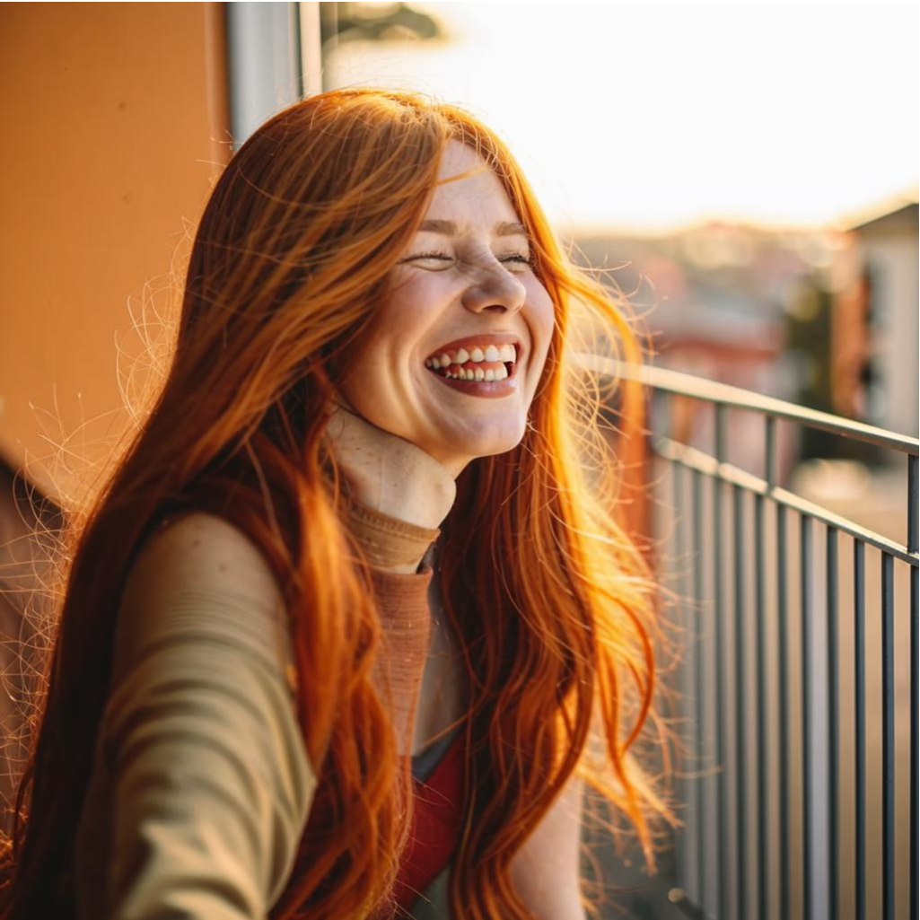 рыжая красотка