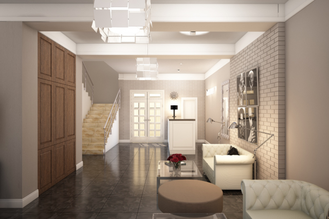 Холл гостиницы