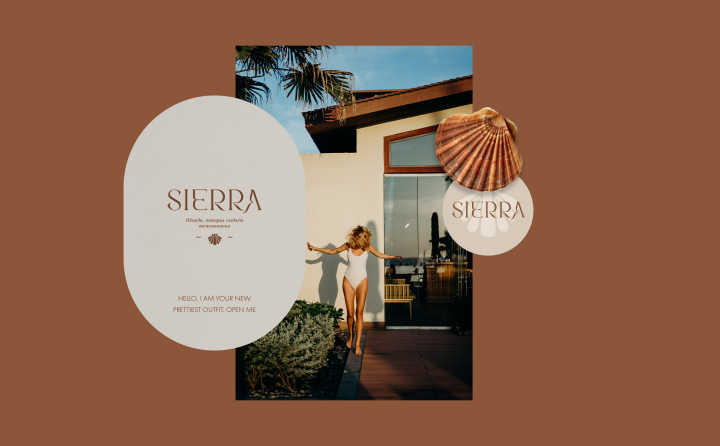 Логотип для бренда купальников SIERRA