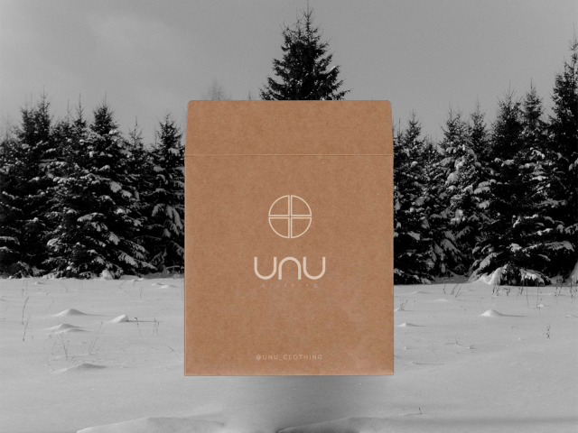 Дизайн для бренда капюшонов UNU