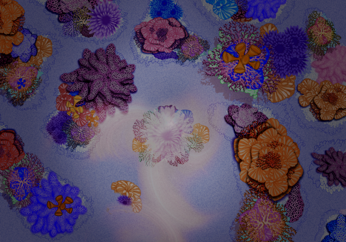 Коралловый город. Фантазия