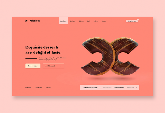 Изысканные десерты Glorious