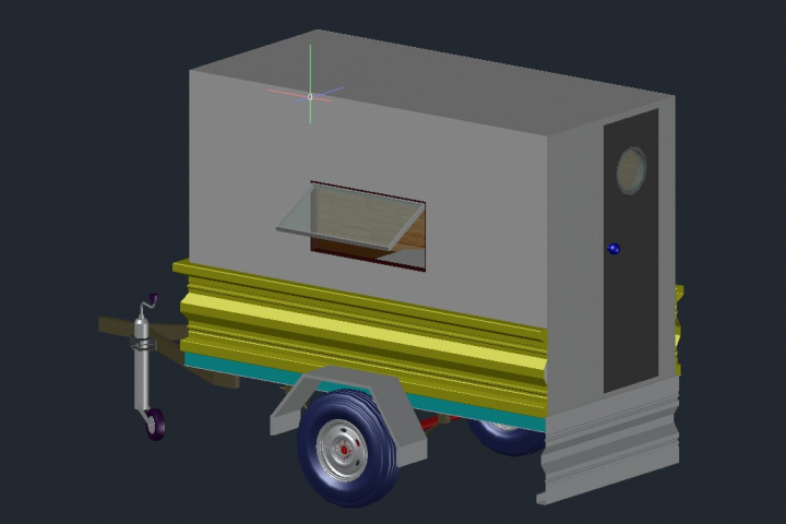 Модель прицепа