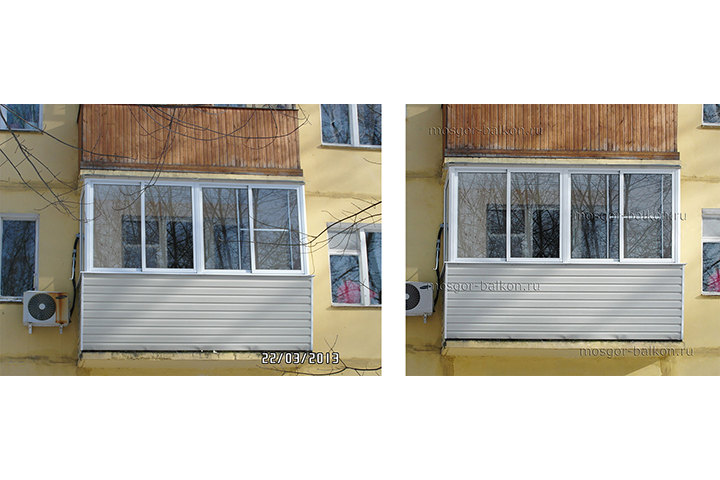 Обработка фотографий балконов