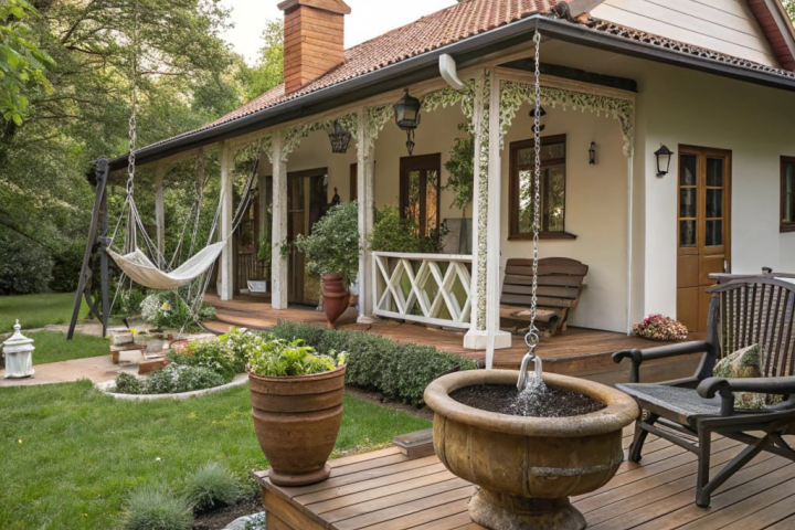 Дизайн уютного дачного интерьера.