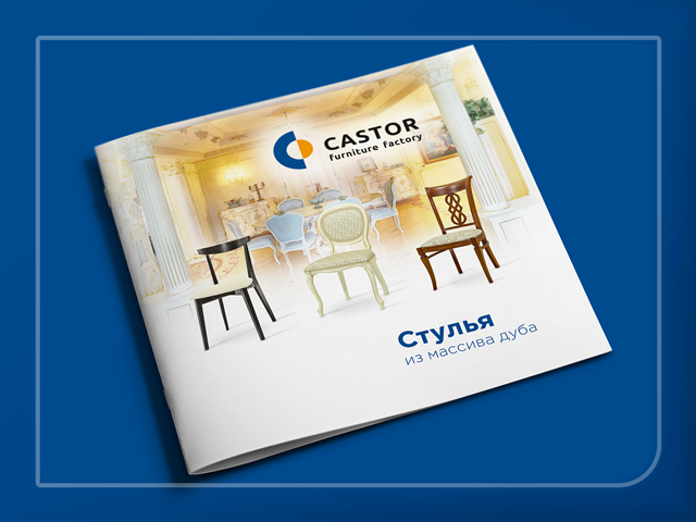 Дизайн каталога стульев из массива дуба