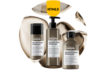 Анимированный банер Loreal Professionel