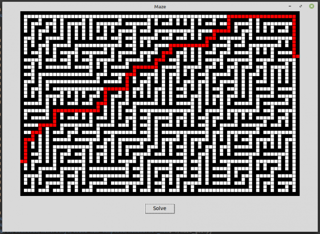 Генерация лабиринта и поиск пути