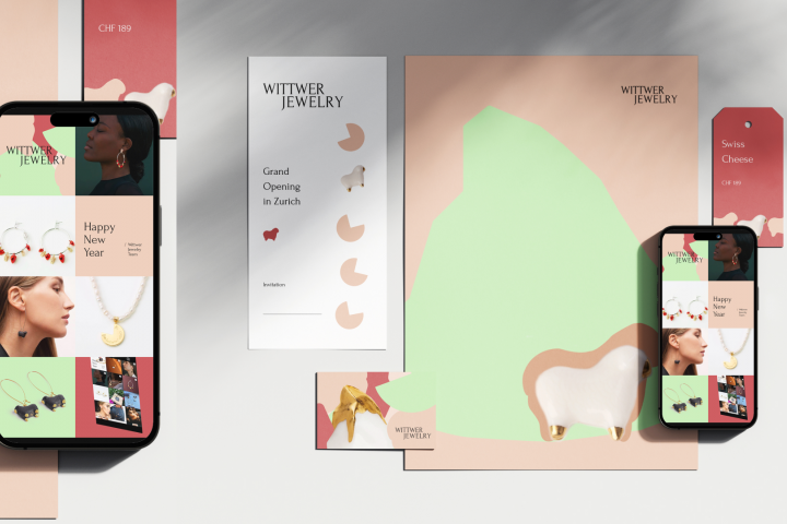 Айдентика для бренда украшений Wittwer Jewelry