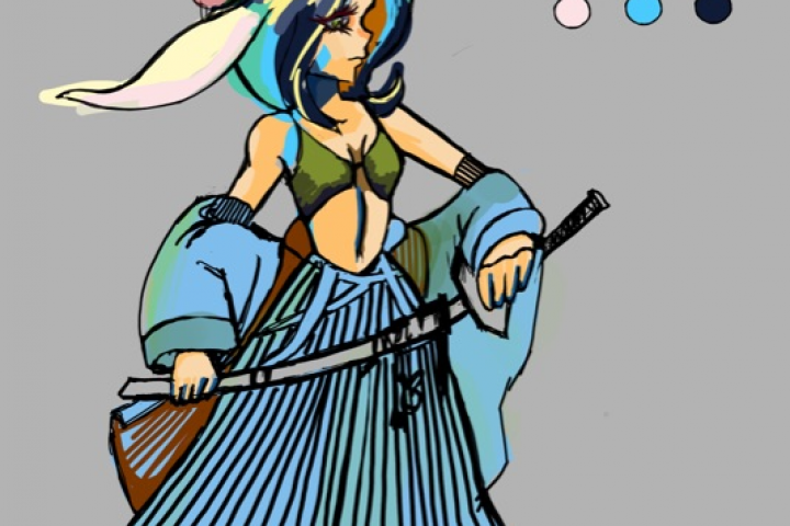 Заяц-самурай