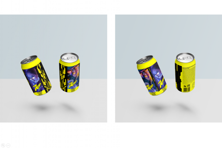 Банка газированного напитка "7up"