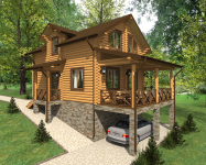 Дом из сруба г. Балаклава