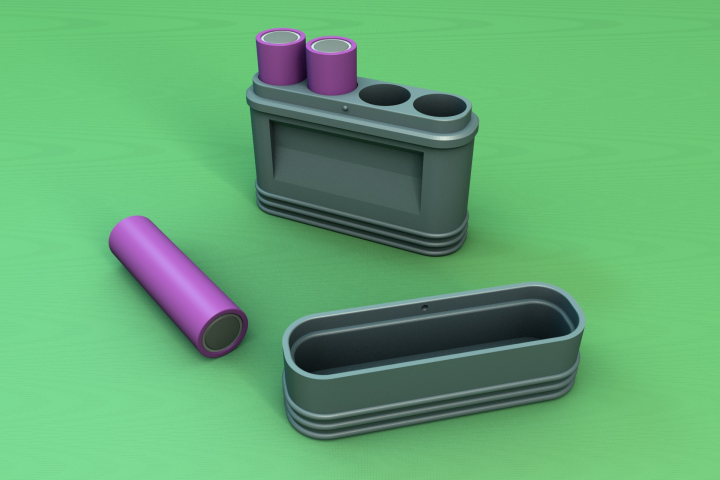 Кейс для аккумуляторов 18650