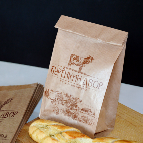 Разработка бренда фермерских магазинов "Буренкин двор"