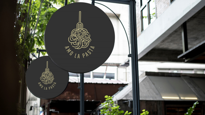 Разработка бренда итальянского кафе "Amo la pasta"