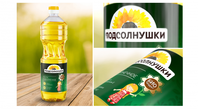 Разработка дизайна упаковки для растительного масла