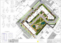 Освещение дворовой территории жилого комплекса