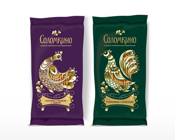 "Соломкино"   упаковка для хлебных палочек