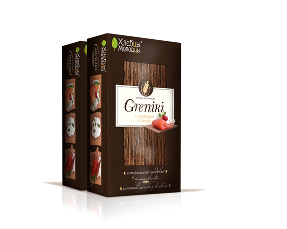 Упаковка хлебцев для Хлебцы молодцы "Greniki"