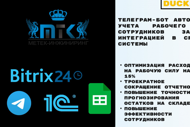 Бот для автоматизации учета рабочего времени сотрудников