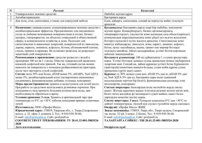 с русского на казахский