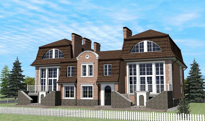 Сблокированный жилой дом в г. Зеленоградске