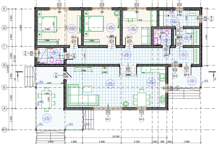 Каркасный дом в Антропшино