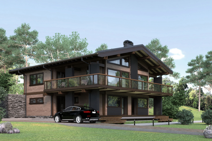 Комбинированный жилой дом