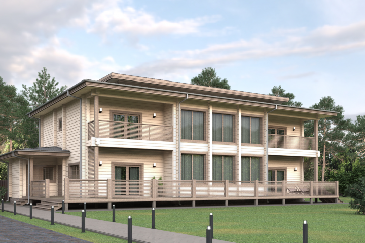 Дом из клееного бруса