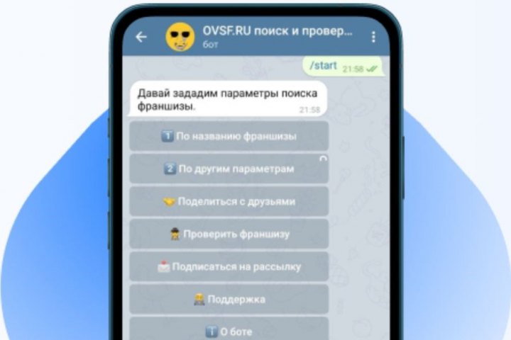 Персональный помощник по выбору и проверке франшиз