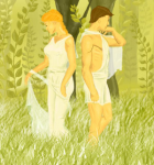 Эскиз рисунка на стене для компании Сок-Фитнес