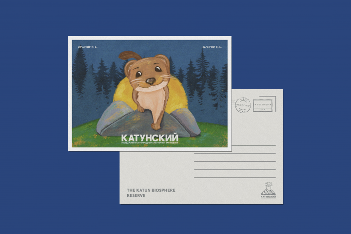 Открытка для Катунского биосферного заповедника