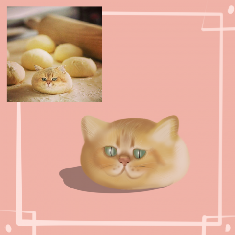 Кошко-булочка