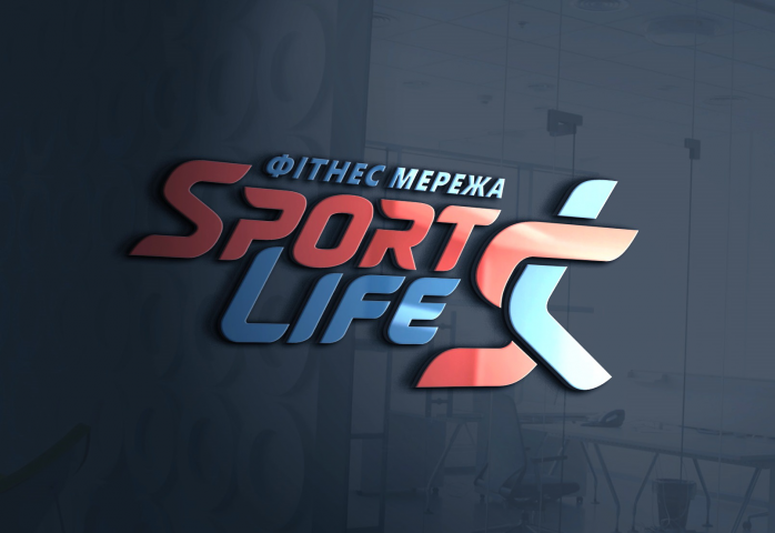 Концепт логотипа для сети фитнес-клубов   sportlife.ua