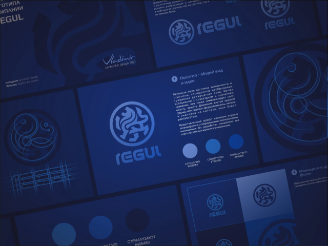 Брендбук для криптовалюты REGUL
