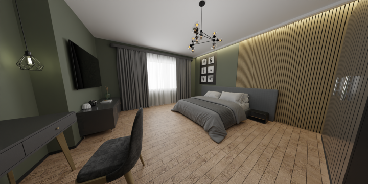 Спальня в стиле модерн