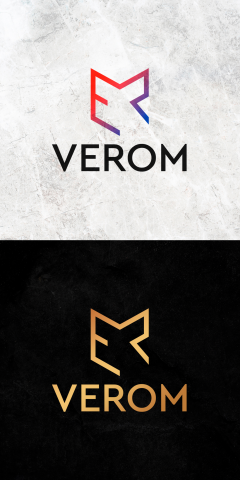 дизайн логотип строительной компании "VEROM"