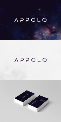 логотип для студии разработки приложений "Appolo"