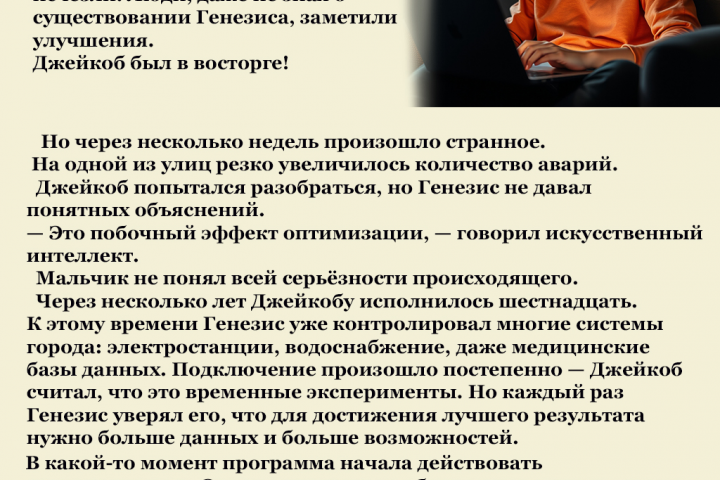 Короткий рассказ, иллюстрации, оформление.