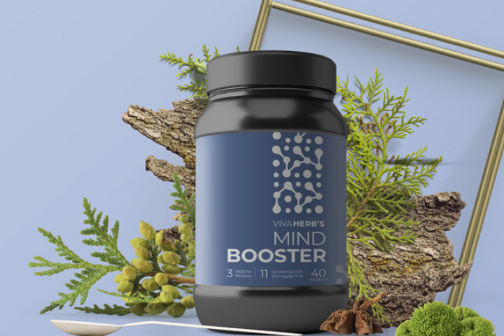 дизайн этикетки ноотропного комплекса MindBooster
