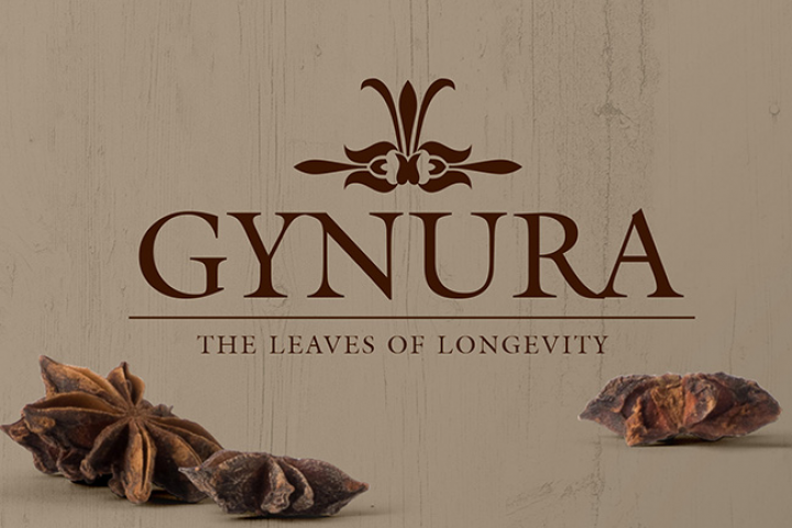 дизайн логотипа лекарственного чая Gynura