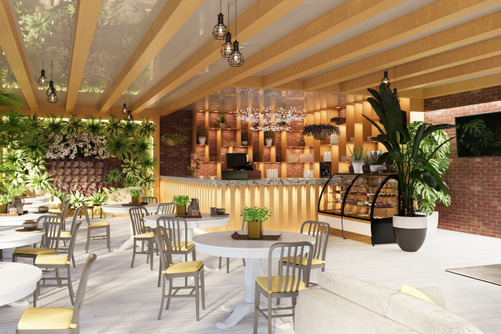 Интерьер кафе