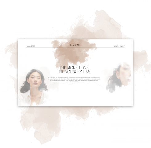 Lancome ReDesign Concept | UX/UI Design | Website & App