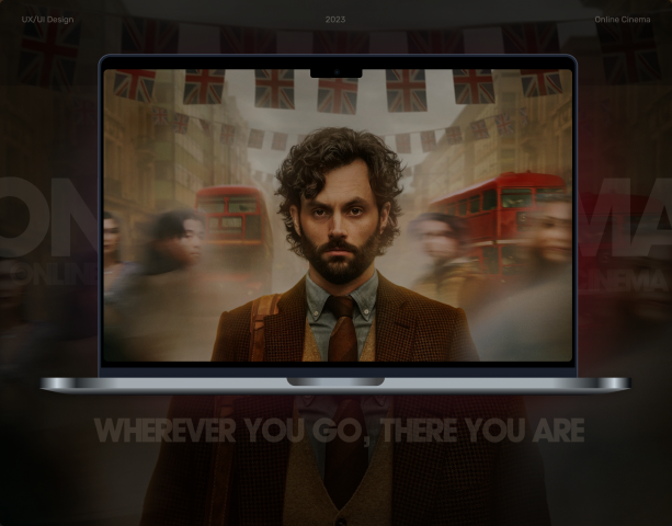Онлайн-кинотеатр / Дизайн-концепция веб-сайта / UX/UI Дизайн