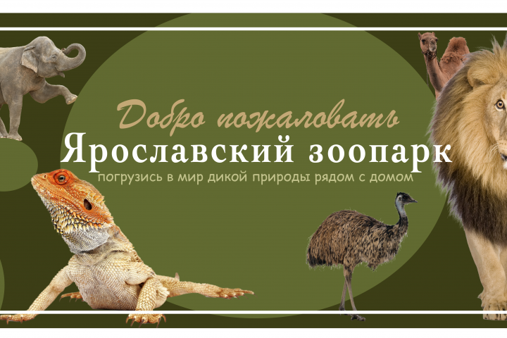 Баннер Ярославский зоопарк