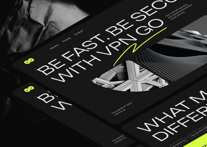 Лендинг для VPN-сервиса