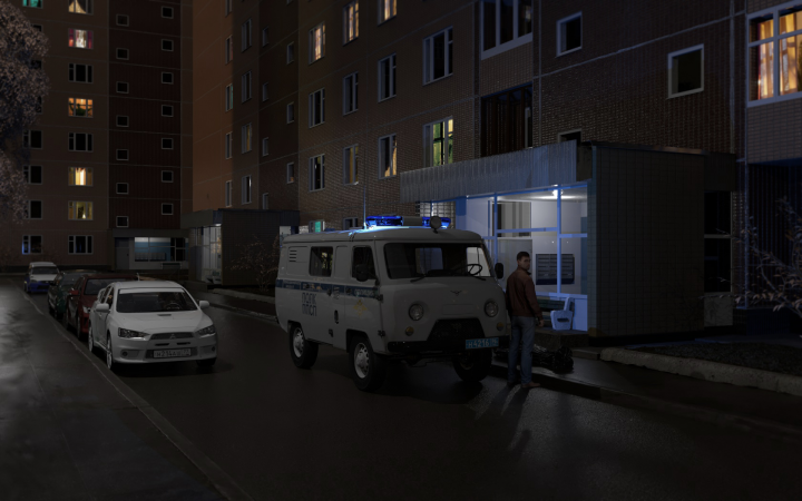 Опер на задании