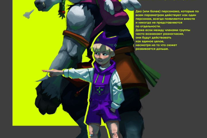 Разработка дизайна персонажа для игры