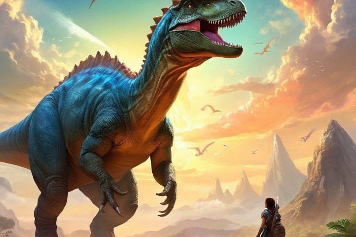 иллюстрации к детской книге про динозавров